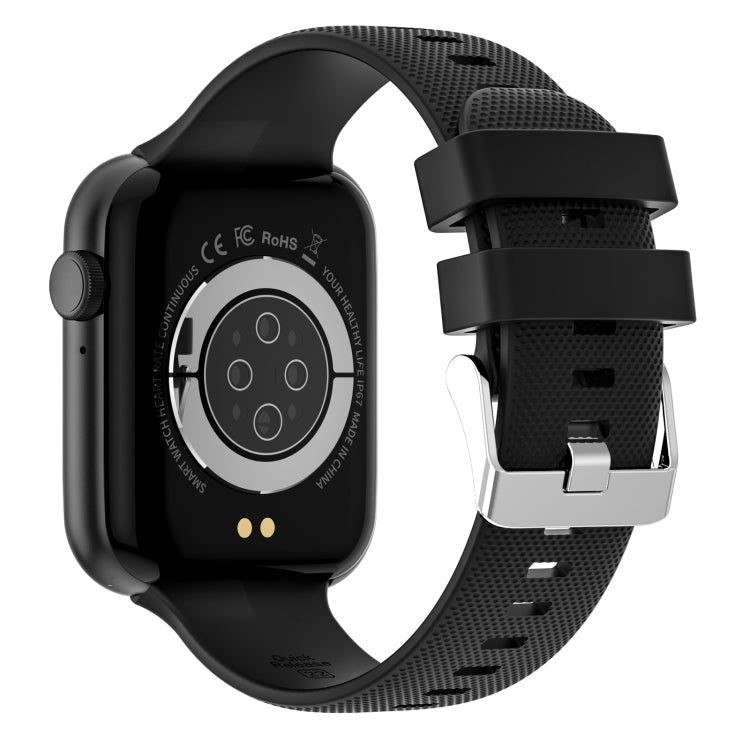 HT15 1,85 pouces bande de silicone IP67 montre intelligente étanche, prise en charge des appels Bluetooth / surveillance du sommeil