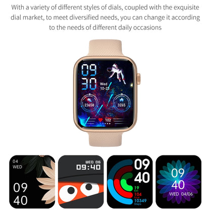 HT15 1,85 pouces bande de silicone IP67 montre intelligente étanche, prise en charge des appels Bluetooth / surveillance du sommeil