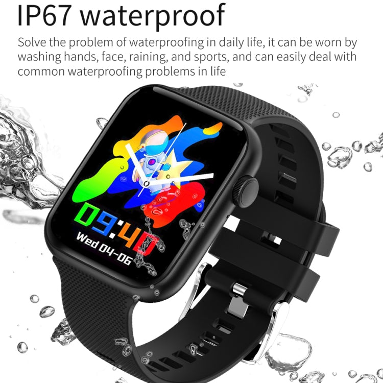 HT15 1,85 pouces bande de silicone IP67 montre intelligente étanche, prise en charge des appels Bluetooth / surveillance du sommeil