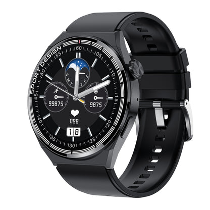HDT 3 Max 1,6 pouces Bande de silicone IP67 Montre intelligente étanche Prise en charge Appel Bluetooth / NFC, Silicone Band (Black), Silicone Band (Silver)