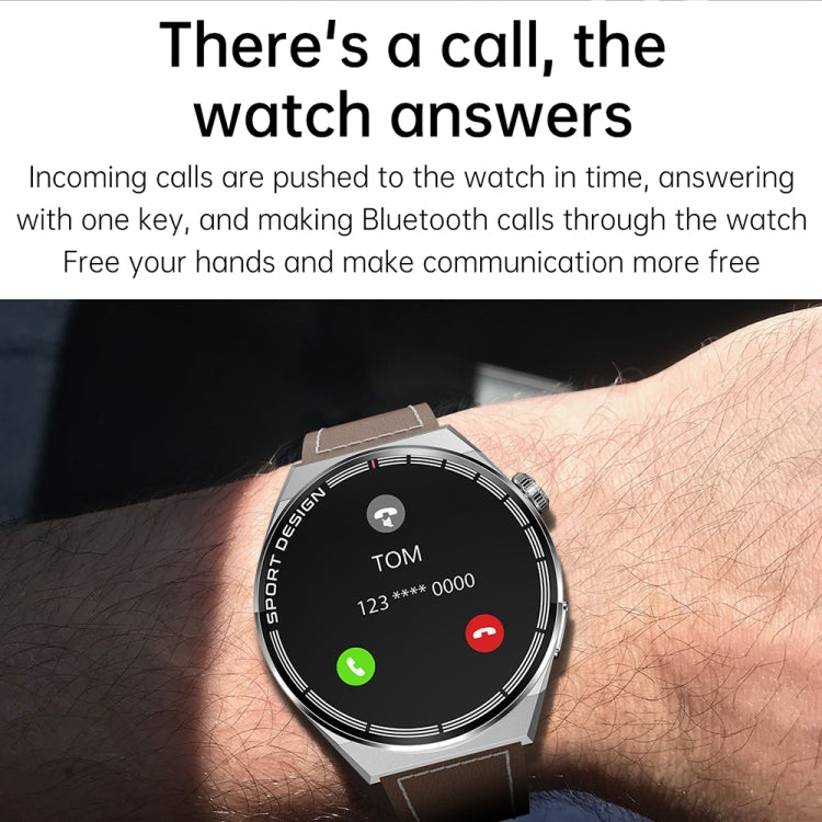 HDT 3 Max 1,6 pouces Bande de silicone IP67 Montre intelligente étanche Prise en charge Appel Bluetooth / NFC, Silicone Band (Black), Silicone Band (Silver)