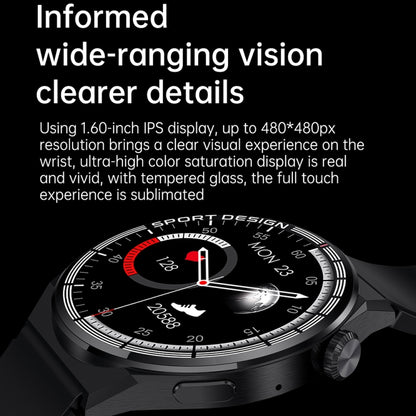HDT 3 Max 1,6 pouces Bande de silicone IP67 Montre intelligente étanche Prise en charge Appel Bluetooth / NFC, Silicone Band (Black), Silicone Band (Silver)