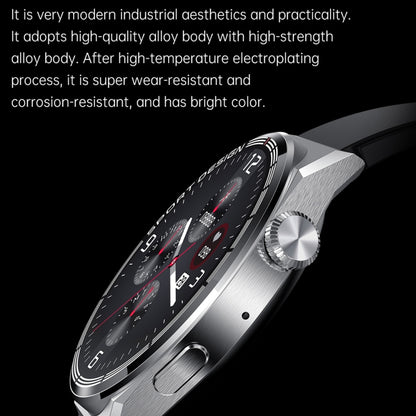 HDT 3 Max 1,6 pouces Bande de silicone IP67 Montre intelligente étanche Prise en charge Appel Bluetooth / NFC, Silicone Band (Black), Silicone Band (Silver)