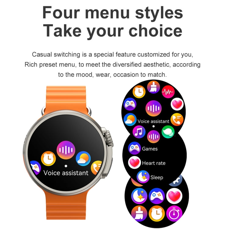 K9 Ultra Pro 1,39 pouces Bande de silicone IP67 Montre intelligente étanche Prise en charge Appel Bluetooth / NFC