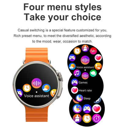 K9 Ultra Pro 1,39 pouces Bande de silicone IP67 Montre intelligente étanche Prise en charge Appel Bluetooth / NFC