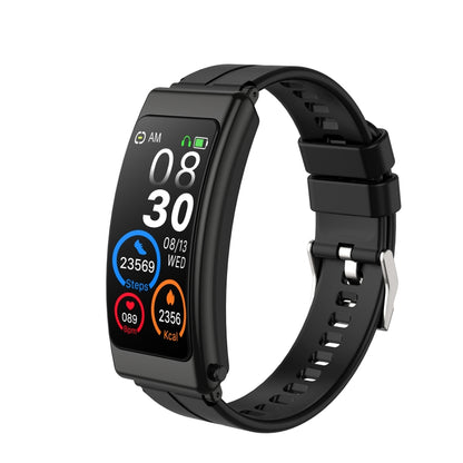 K13 1,14 pouces bande de silicone écouteur détachable montre intelligente prise en charge Bluetooth appel, Silicone Band (Black), Silicone Band (Red), Silicone Band (Black Silver)