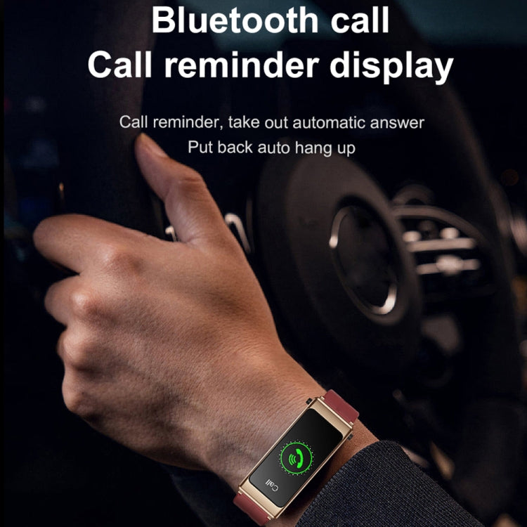 K13 1,14 pouces bande de silicone écouteur détachable montre intelligente prise en charge Bluetooth appel, Silicone Band (Black), Silicone Band (Red), Silicone Band (Black Silver)