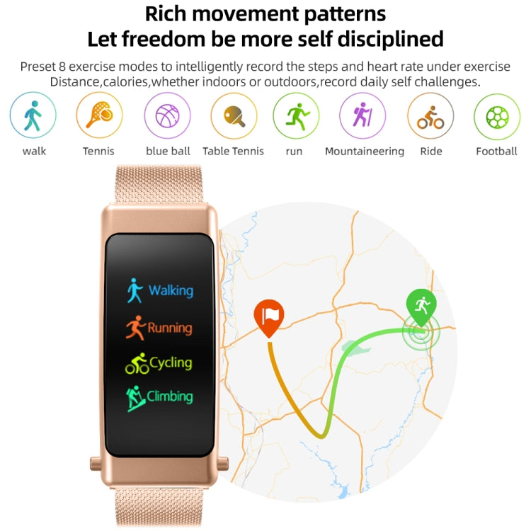 K30 0,96 pouces bande de cuir écouteur détachable vie étanche montre intelligente prise en charge Bluetooth appel, Leather Band (Brown), Leather Band (Black), Leather Band (Brown Silver)