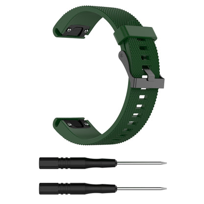 Pour Garmin Fenix 5S (20mm) Bracelet de remplacement en silicone Bracelet de montre