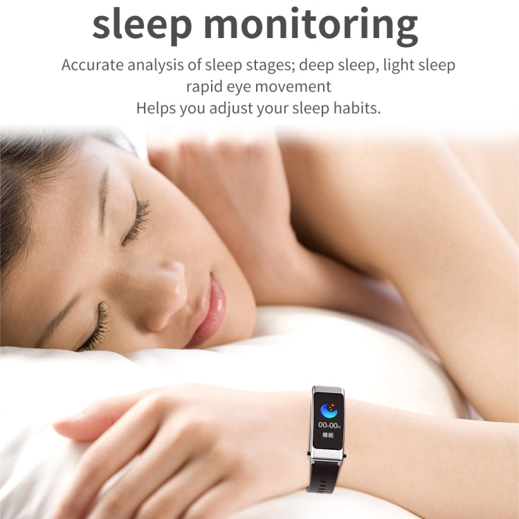 K50 1,08 pouces bande d'acier écouteur détachable IP67 étanche montre intelligente prise en charge Bluetooth appel, Steel Band (Black), Steel Band (Gold), Steel Band