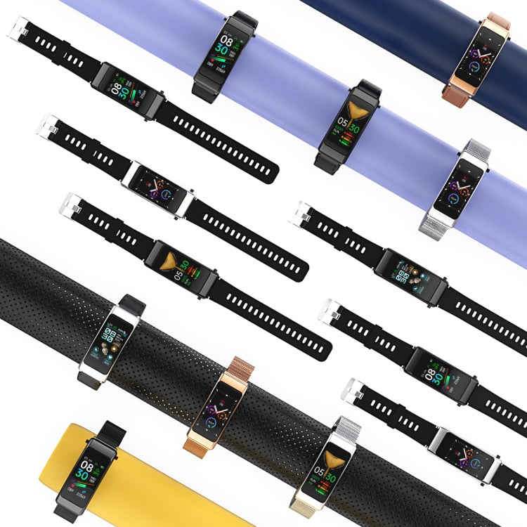 K50 1,08 pouces bande d'acier écouteur détachable IP67 étanche montre intelligente prise en charge Bluetooth appel, Steel Band (Black), Steel Band (Gold), Steel Band