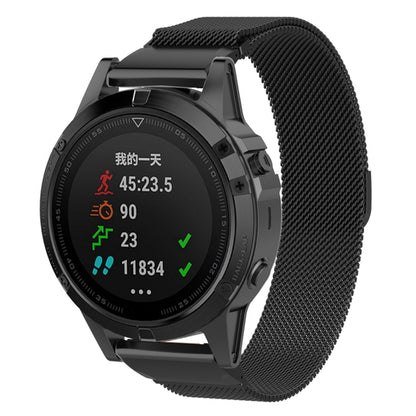 Bracelet de montre milanais de rechange, For Garmin Fenix 5X, For Garmin Fenix 5S