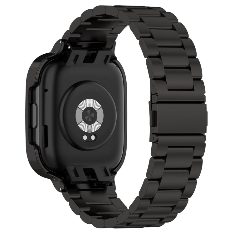 Bracelet de montre en métal à trois perles 2 en 1 avec cadre de montre, For Xiaomi Redmi Watch 3 / Mi Watch Lite 3