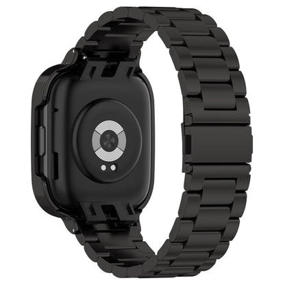 Bracelet de montre en métal à trois perles 2 en 1 avec cadre de montre, For Xiaomi Redmi Watch 3 / Mi Watch Lite 3