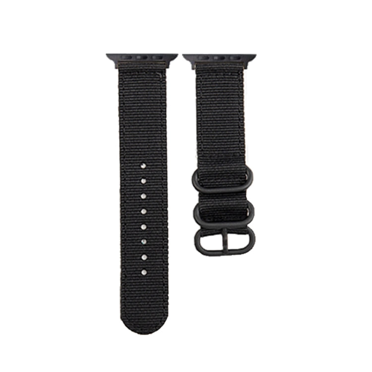 Bracelet de montre en toile à boucle noire, For Apple Watch Series 8&7 41mm, For Apple Watch Series 8&7 45mm
