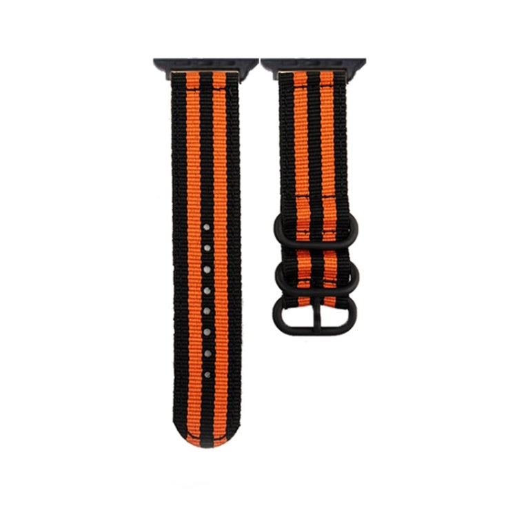 Bracelet de montre en toile à boucle noire, For Apple Watch Series 8&7 41mm, For Apple Watch Series 8&7 45mm