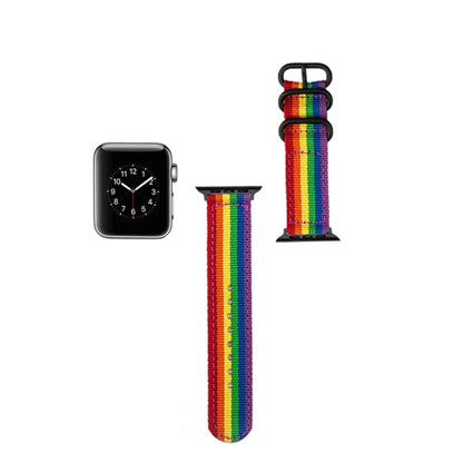 Bracelet de montre en toile à boucle noire, For Apple Watch Series 8&7 41mm, For Apple Watch Series 8&7 45mm