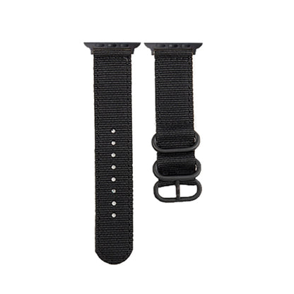 Bracelet de montre en toile à boucle noire, For Apple Watch Series 8&7 41mm, For Apple Watch Series 8&7 45mm