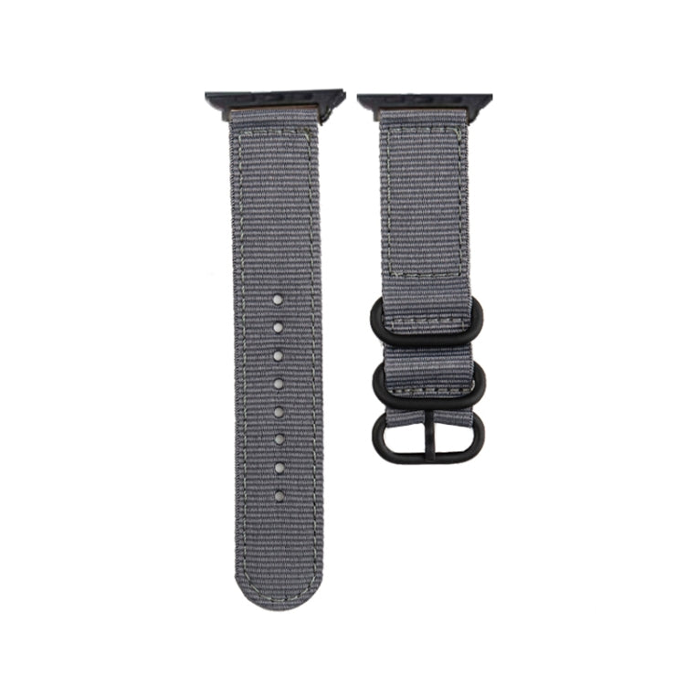 Bracelet de montre en toile à boucle noire, For Apple Watch Series 8&7 41mm, For Apple Watch Series 8&7 45mm