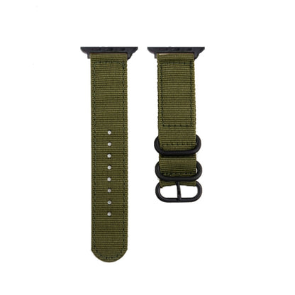 Bracelet de montre en toile à boucle noire, For Apple Watch Series 8&7 41mm, For Apple Watch Series 8&7 45mm