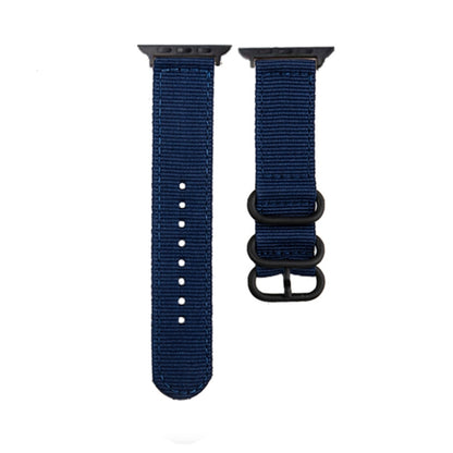 Bracelet de montre en toile à boucle noire, For Apple Watch Series 8&7 41mm, For Apple Watch Series 8&7 45mm