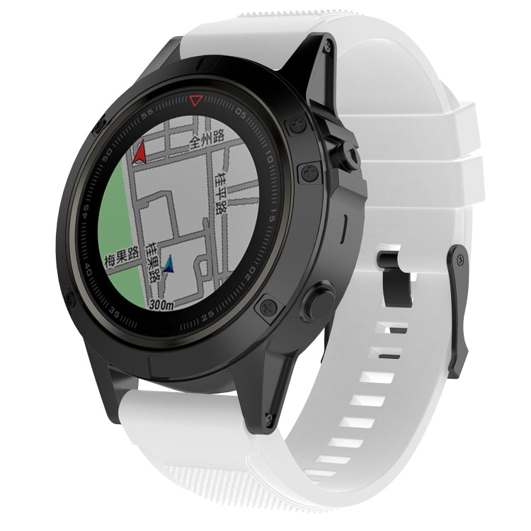 Pour Garmin Fenix 5X (26mm) Fenix3 / Fenix3 HR Bracelet de remplacement en silicone Bracelet de montre
