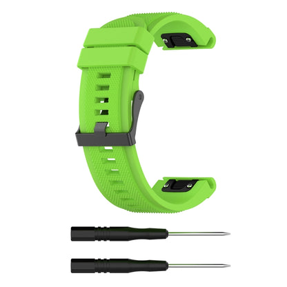Pour Garmin Fenix 5X (26mm) Fenix3 / Fenix3 HR Bracelet de remplacement en silicone Bracelet de montre