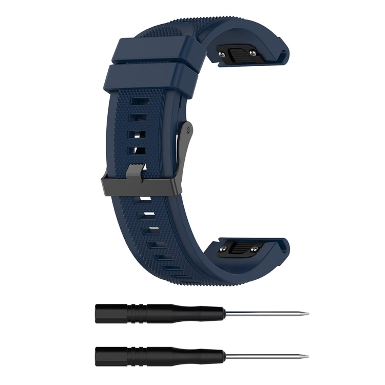 Pour Garmin Fenix 5X (26mm) Fenix3 / Fenix3 HR Bracelet de remplacement en silicone Bracelet de montre