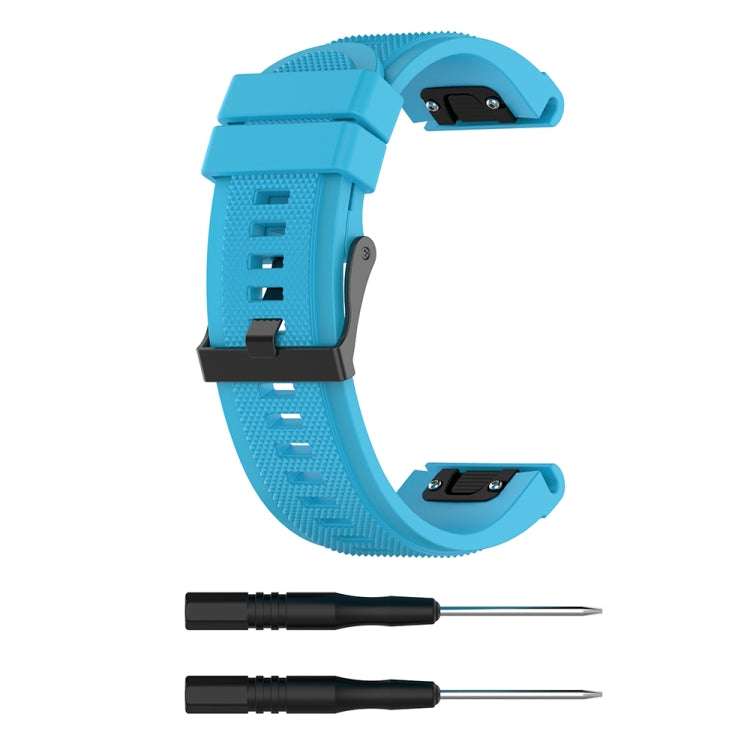 Pour Garmin Fenix 5X (26mm) Fenix3 / Fenix3 HR Bracelet de remplacement en silicone Bracelet de montre