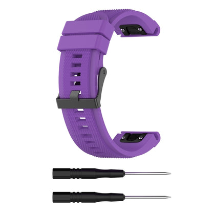 Pour Garmin Fenix 5X (26mm) Fenix3 / Fenix3 HR Bracelet de remplacement en silicone Bracelet de montre
