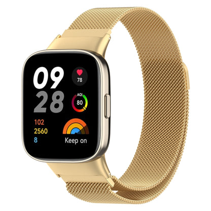 Bracelet de montre en métal milanais, For Xiaomi Redmi Watch 3 / Mi Watch Lite 3