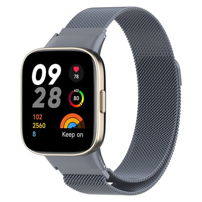 Bracelet de montre en métal milanais, For Xiaomi Redmi Watch 3 / Mi Watch Lite 3