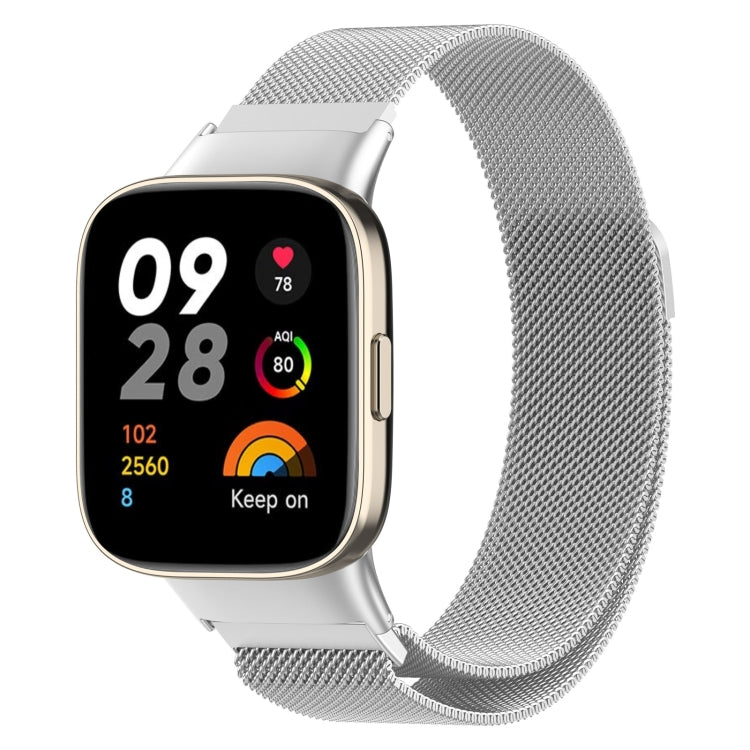 Bracelet de montre en métal milanais, For Xiaomi Redmi Watch 3 / Mi Watch Lite 3