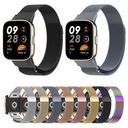 Bracelet de montre en métal milanais, For Xiaomi Redmi Watch 3 / Mi Watch Lite 3