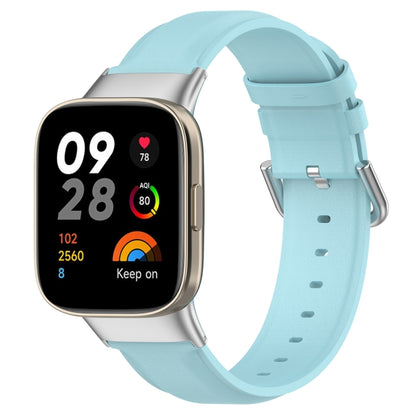 Bracelet de montre en cuir à queue ronde, For Xiaomi Redmi Watch 3 / Mi Watch Lite 3