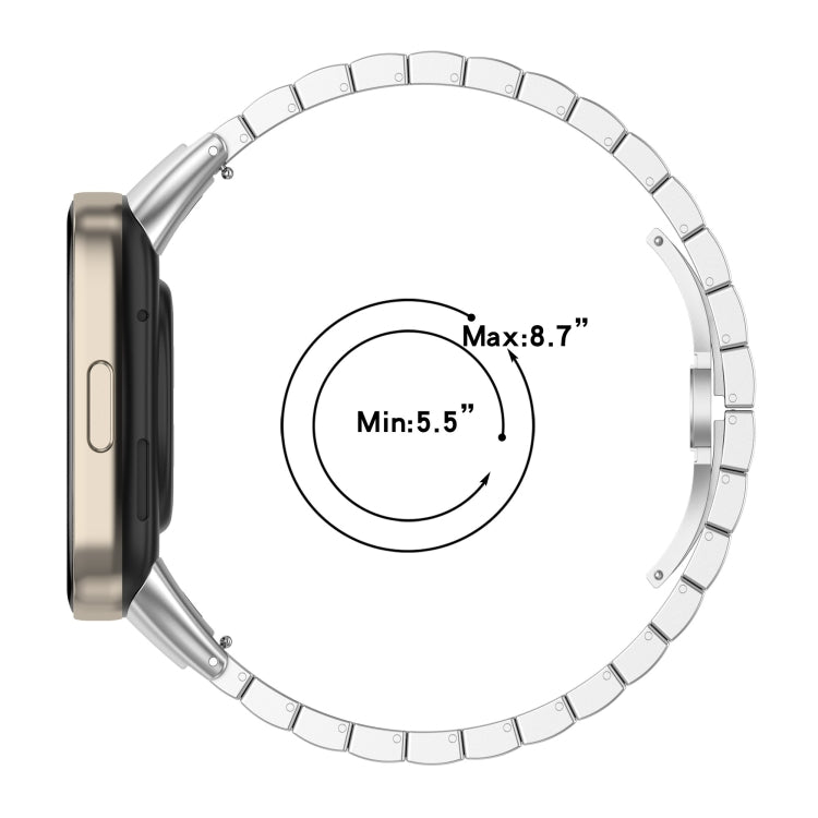 Bracelet de montre en acier et métal à une perle, For Xiaomi Redmi Watch 3 / Mi Watch Lite 3