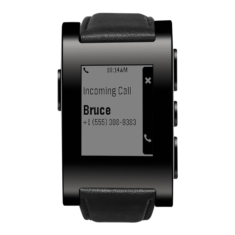 Bracelet de montre en cuir véritable ciré à l'huile, For Pebble Gen 1, For Pebble Time
