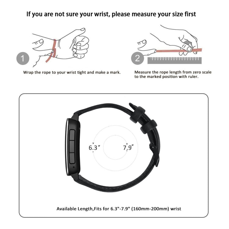 Bracelet de montre en cuir véritable ciré à l'huile, For Pebble Gen 1, For Pebble Time