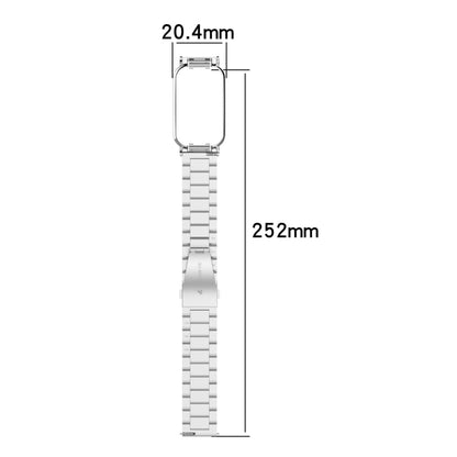 Bracelet de montre en acier à trois perles, For Redmi Band 2