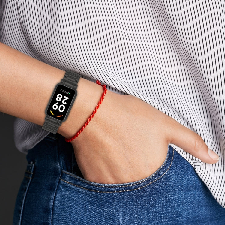 Bracelet de montre en acier à trois perles, For Redmi Band 2