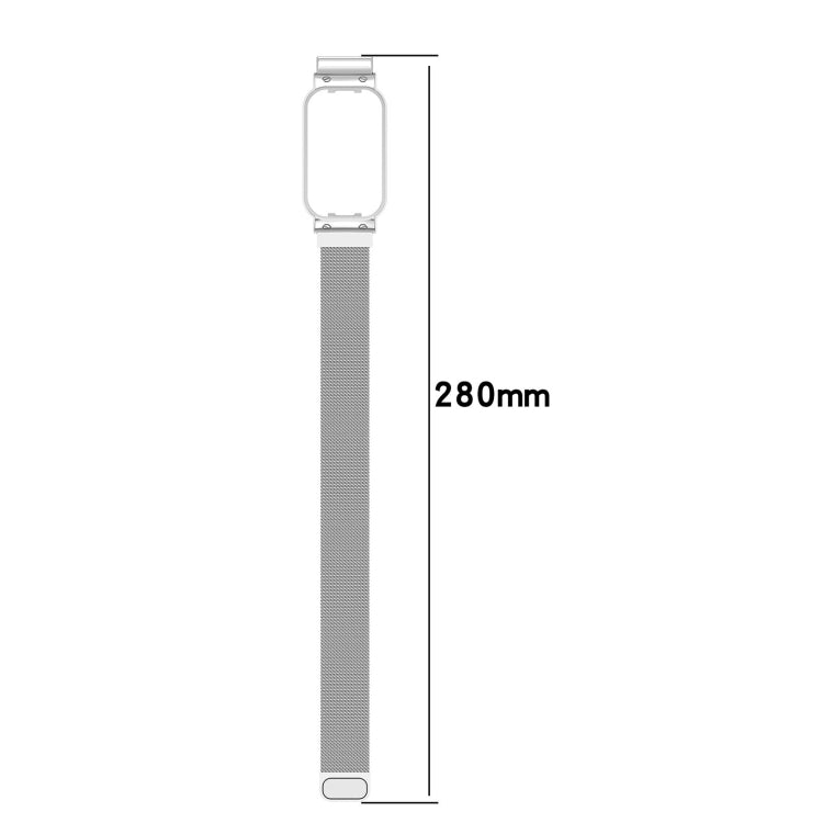 Bracelet de montre en métal Milan 2 en 1, For Redmi Band 2