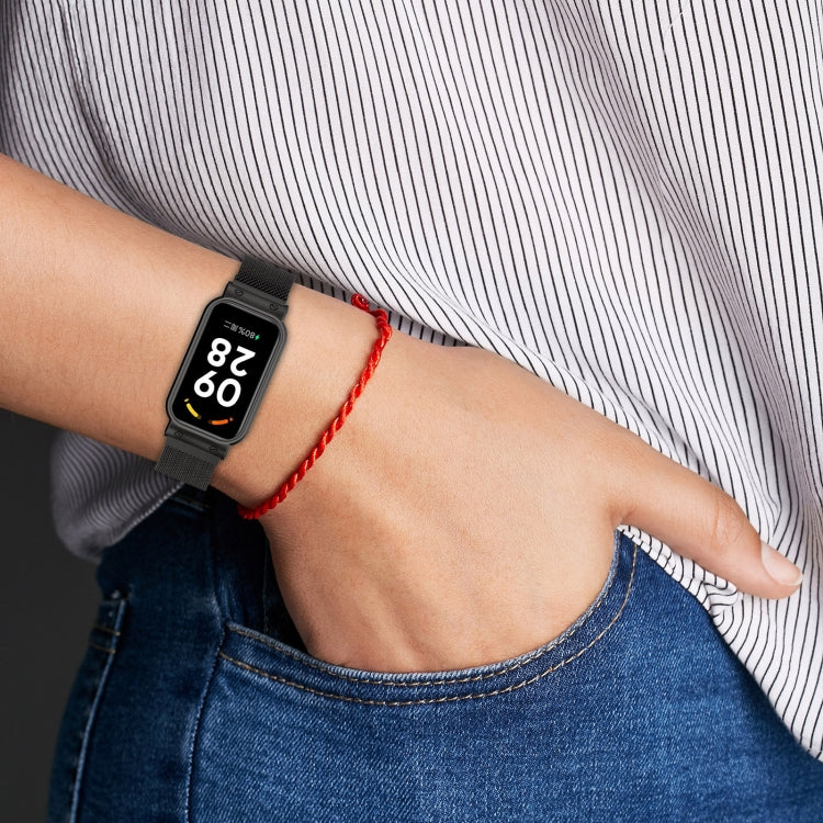 Bracelet de montre en métal Milan 2 en 1, For Redmi Band 2