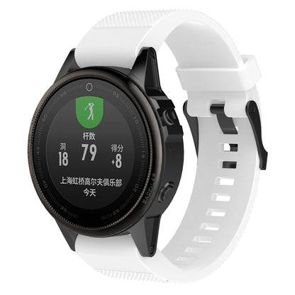 Pour Garmin Fenix5 (22mm) Bracelet de remplacement en silicone Bracelet de montre