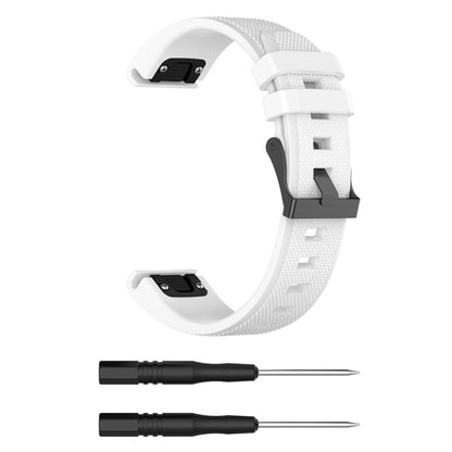 Pour Garmin Fenix5 (22mm) Bracelet de remplacement en silicone Bracelet de montre