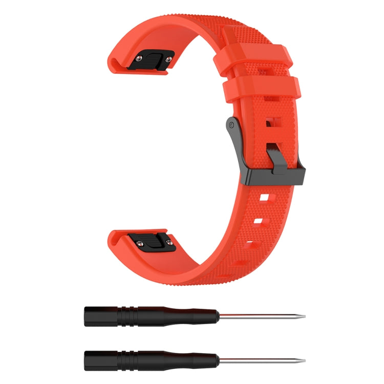 Pour Garmin Fenix5 (22mm) Bracelet de remplacement en silicone Bracelet de montre