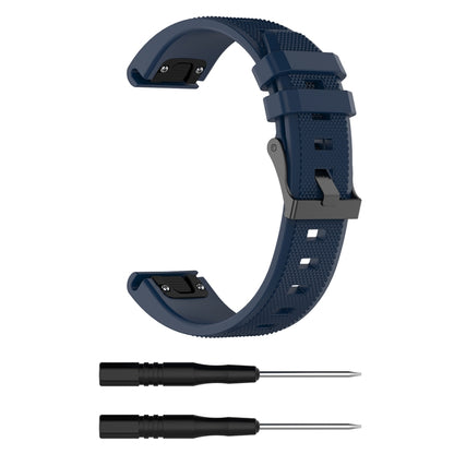 Pour Garmin Fenix5 (22mm) Bracelet de remplacement en silicone Bracelet de montre