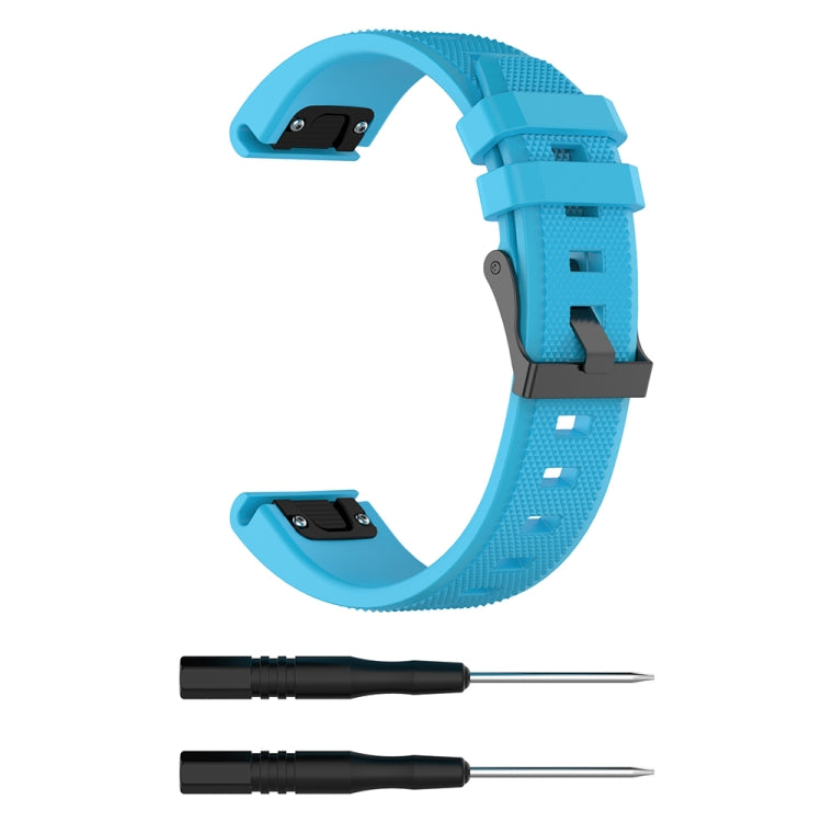 Pour Garmin Fenix5 (22mm) Bracelet de remplacement en silicone Bracelet de montre