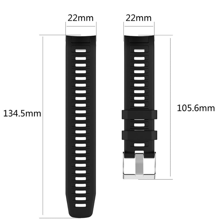 Pour bracelet de montre de remplacement en silicone Garmin Instinct