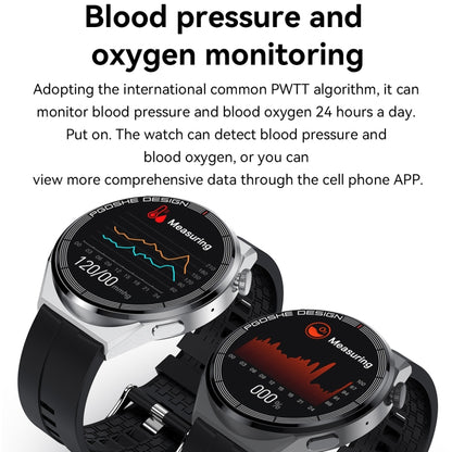 Montre intelligente à écran TFT PG3 Pro 1,41 pouces, prend en charge la surveillance de la fréquence cardiaque / de la pression artérielle