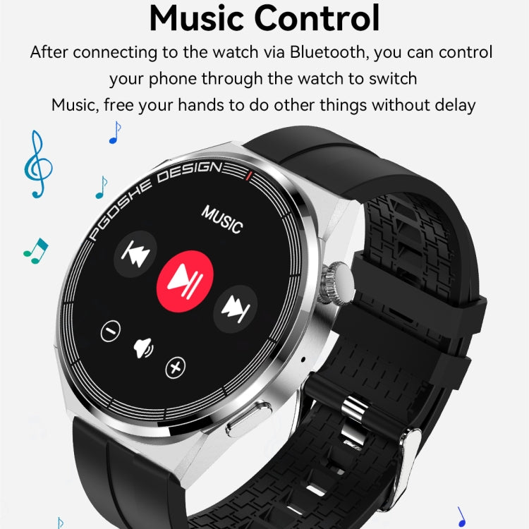 Montre intelligente à écran TFT PG3 Pro 1,41 pouces, prend en charge la surveillance de la fréquence cardiaque / de la pression artérielle